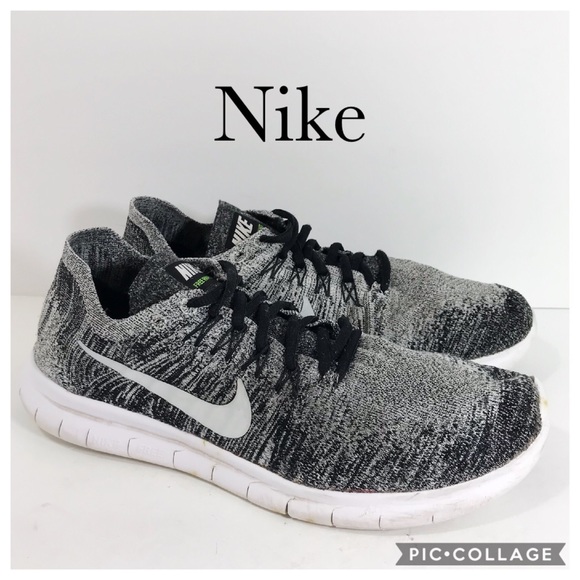 Nike Other - Nike free fly knit black and with sneaker size 11